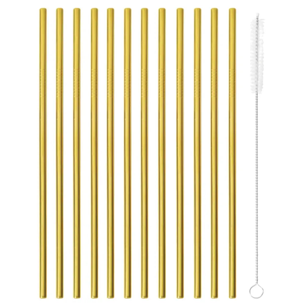 12 CANNUCCE Ø MM 6 H 215 C/SCOVOLINO MIRROR PVD GOLD - 41490G00 - PADERNO