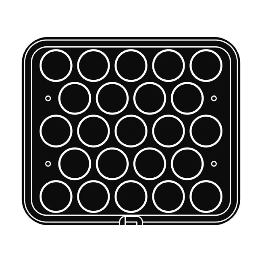 23 IMPRONTE TONDE Ø 55/53 H 15 MM - PIASTRA PER COOKMATIC 380X330 MM - PIASTRA57 - PAVONI ITALIA - TEGLIE E STAMPI