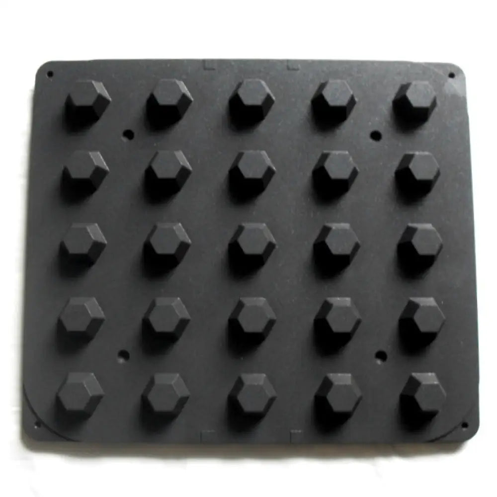 25 IMPRONTE ESAGONALI 46X40/31X27 H 25 MM - PIASTRA PER COOKMATIC 380X330 MM - PIASTRA14 - PAVONI ITALIA - PIASTRE