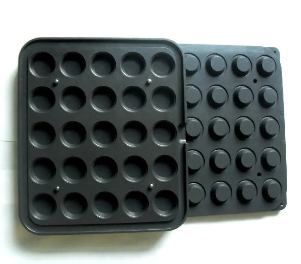 25 IMPRONTE TONDE Ø 52/37 H 20 MM - PIASTRA PER COOKMATIC 380X330 MM - PIASTRA-12 - PAVONI ITALIA - PIASTRE E STAMPI