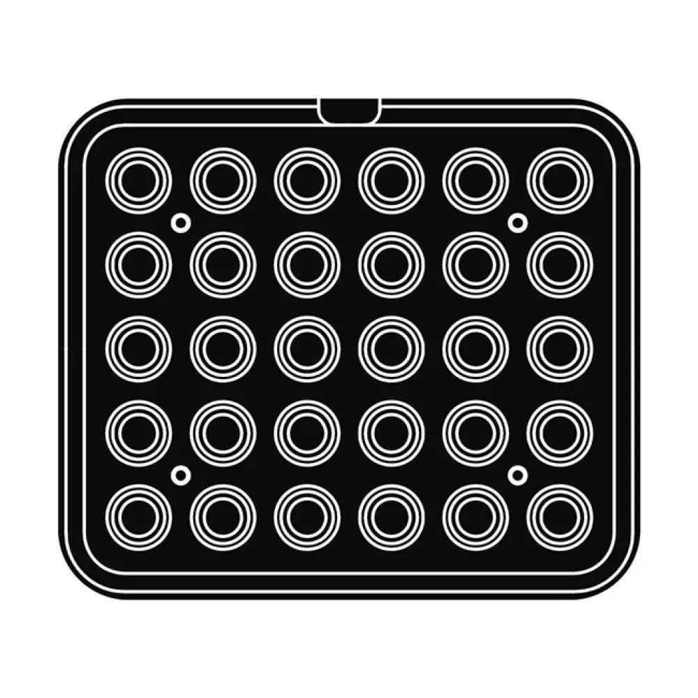 30 IMPRONTE TONDE Ø 40/26 H 16 MM - PIASTRA PER COOKMATIC 380X330 MM - PIASTRA-D - PAVONI ITALIA - PIASTRE E STAMPI