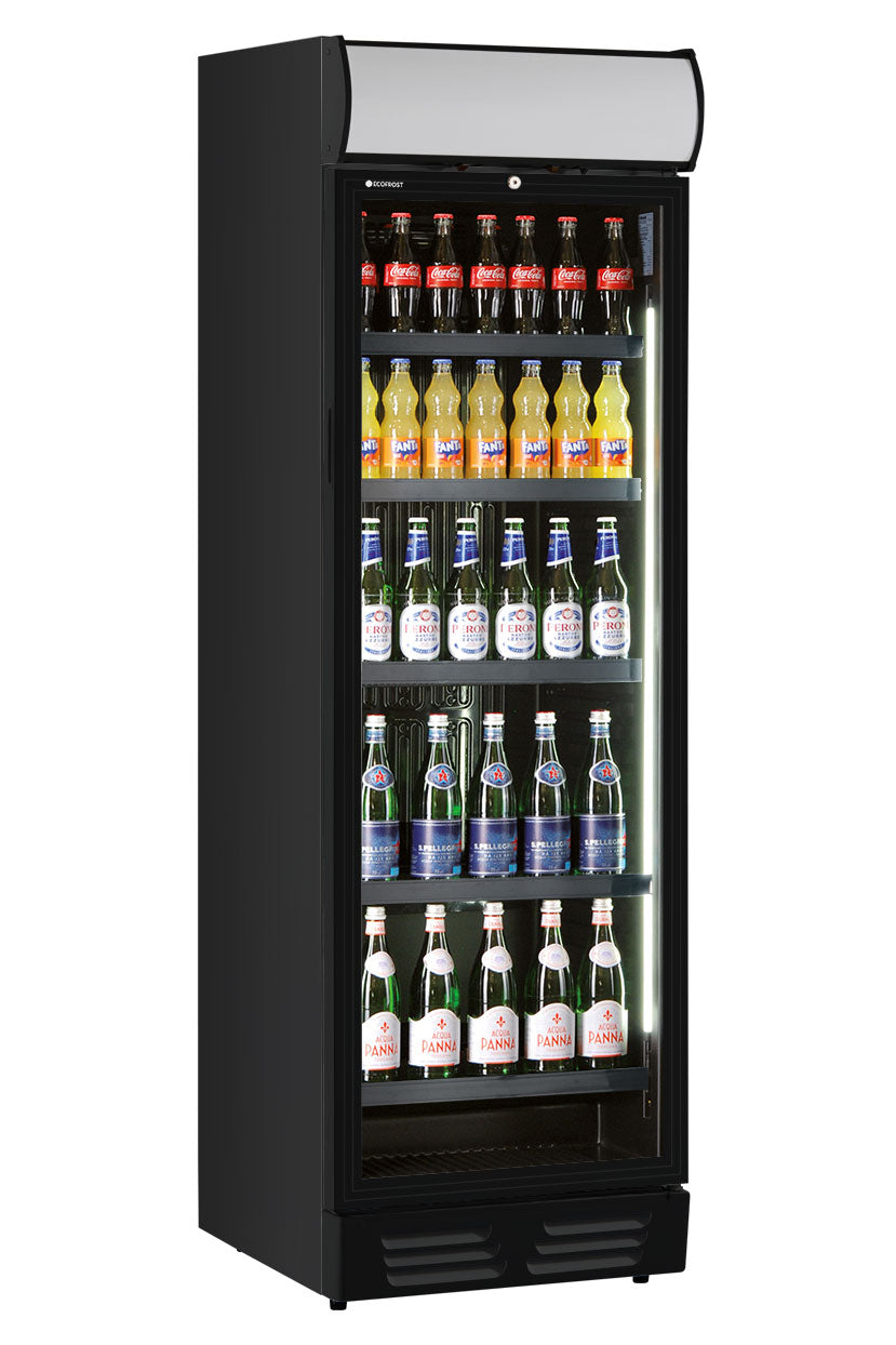 FRIGO A VETRINA BIBITE - EKG 390 C NERO