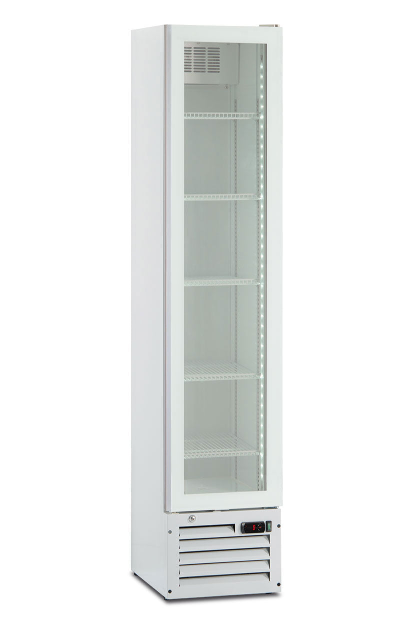 FRIGO A VETRINA BIBITE - SLIM COOLER 225 T BIANCO