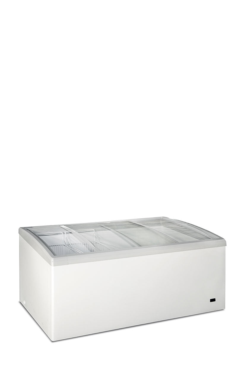CONGÉLATEUR DE CHEF FR 568 SLC EN VERRE INCLINÉ ET COURBÉ