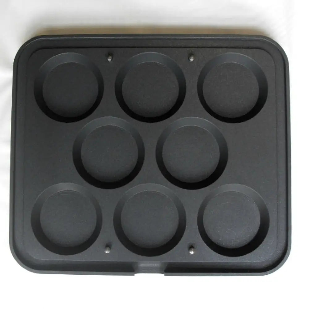 8 IMPRONTE TONDE FESTONATE Ø 98/78 H 17 MM - PIASTRA PER COOKMATIC 380X330 MM - PIASTRA-6 - PAVONI ITALIA - TEGLIE