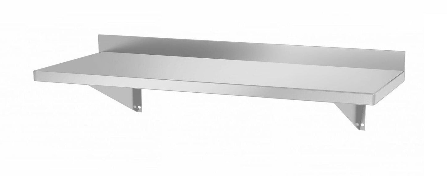 RIPIANO A PARETE, CON 2 STAFFE, 800X300X(H)250MM