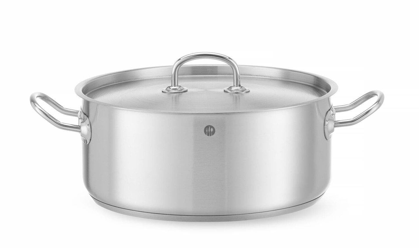 TEGAME CON COPERCHIO PER CARNE, KITCHEN LINE, 7,3L, Ø280X(H)120MM