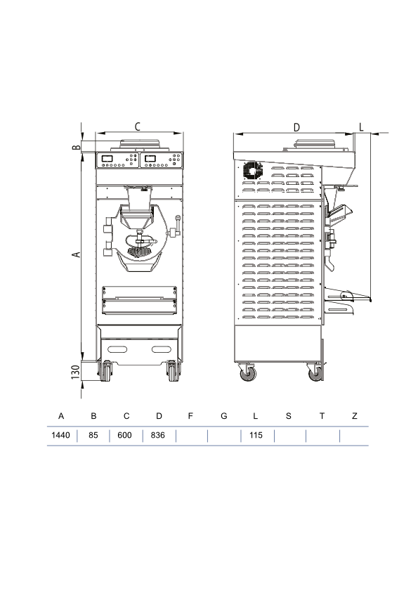 MANTECATORE COMBINATO - RHB 15/60