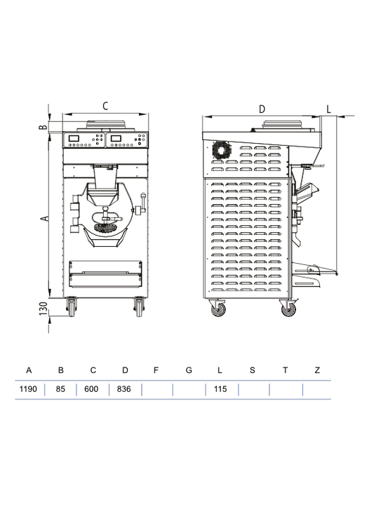 MANTECATORE COMBINATO - RHB 15/40