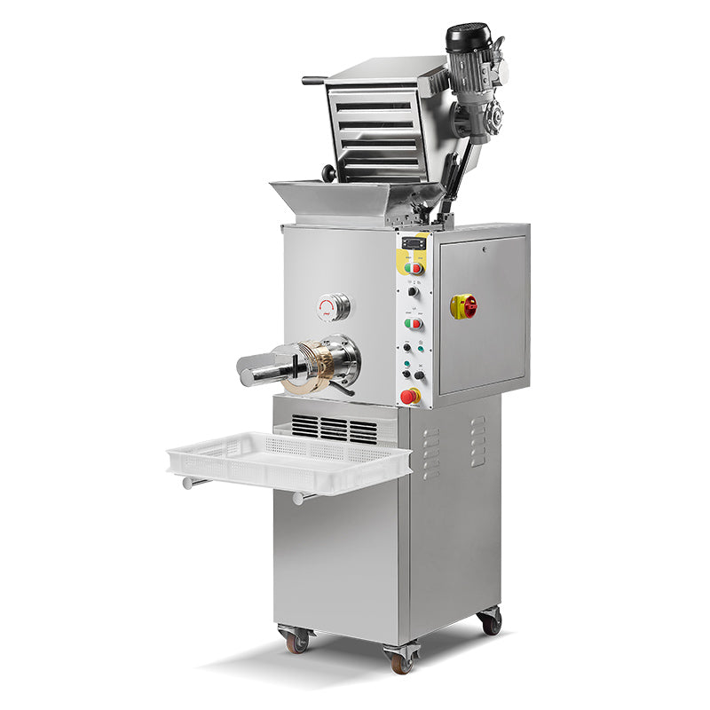 PRESSA PROFESSIONALE PER IMPASTARE ED ESTRUDERE PASTA FRESCA - TRD 110 S - KMP