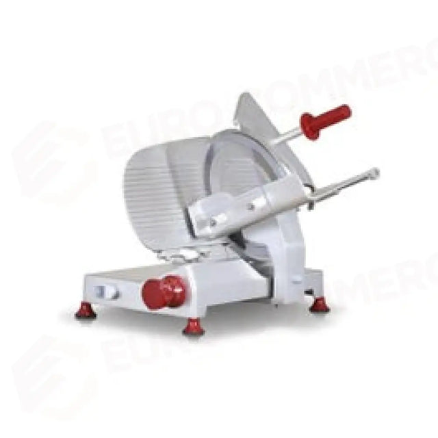 GRAVITY-FEED SLICER WITH BELT DRIVE FOR FROZEN FOOD, 300 MM - ANODIZED ALUMINUM - AF300SH - SWEDLINGHAUS