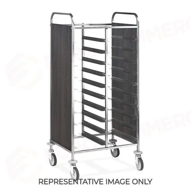 CARRELLO PORTAVASSOI PANNELLATO BIANCO, PORTATA 20 VASSOI GN - 1475GN - METALCARRELLI