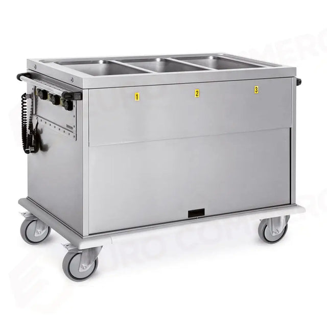 CARRELLO TERMICO, 3XGN 1/1, VASCHE SEPARATE - 7375A - METALCARRELLI