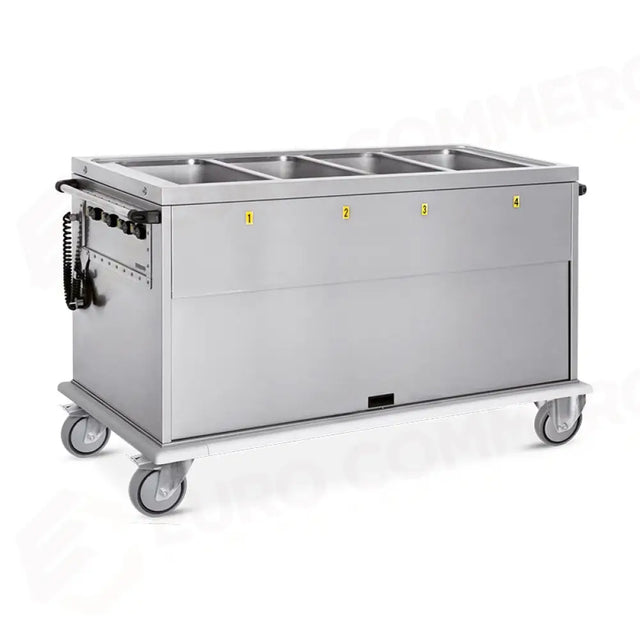 CARRELLO TERMICO, 4XGN 1/1, VASCHE SEPARATE - 7378A - METALCARRELLI