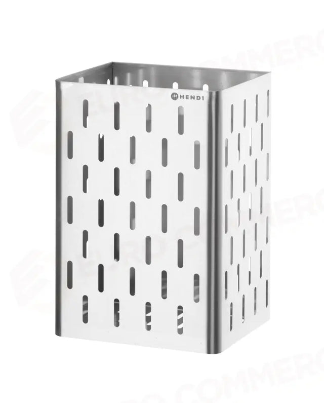 CESTINO PER ASCIUGAMANI DI CARTA, HENDI, 60L, ARGENTO, 350X270X(H)550MM - 809846