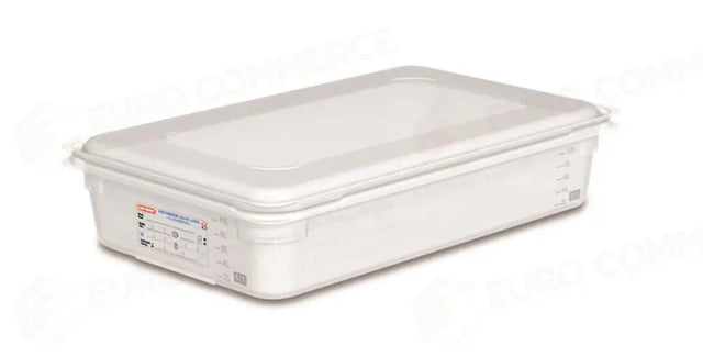 CONTENITORE CON COPERCHIO 1/1 53X32,5 CM H 10 CM POLIPROPILENE 00293 ARAVEN - 12480014 - MEDRI