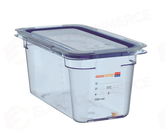 CONTENITORE CON COPERCHIO 1/3 32,5X17,6 CM H 10 CM ABS 07771 ARAVEN - 12480077 - MEDRI