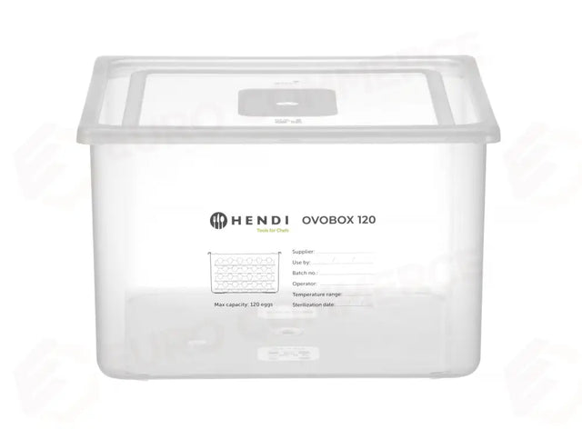 CONTENITORE PER UOVA OVOBOX 120, HENDI, GN 2/3, 18L, 355X325X(H)200MM, RETTANGOLARE - 870785