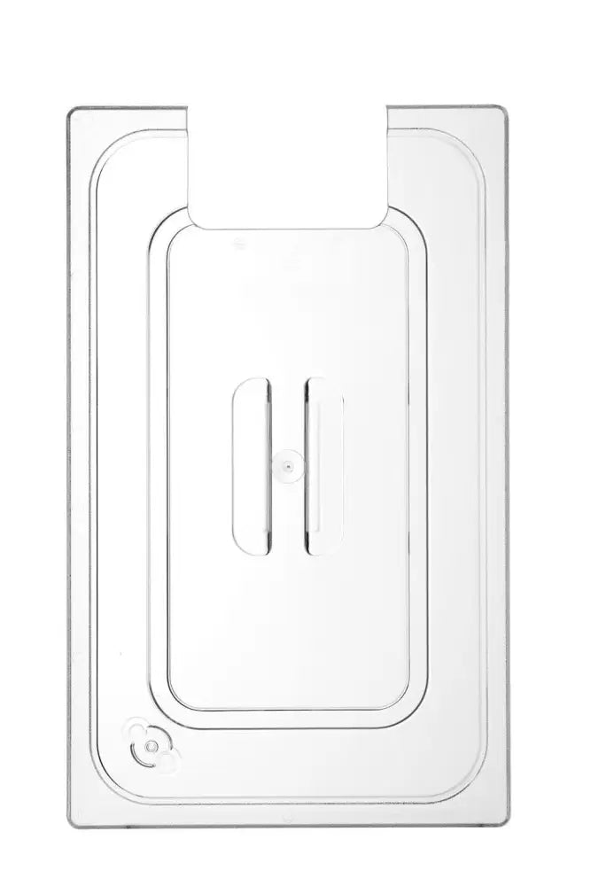 COPERCHIO GASTRONORM CON APERTURA PER SOUS VIDE GN 1/1 TRASPARENTE 530X325MM - HENDI