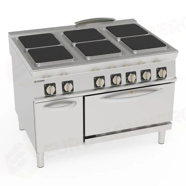 CUCINA EL. 6PIASTRE FORNO VENT.GN1/1 - 316127 - TECNOINOX