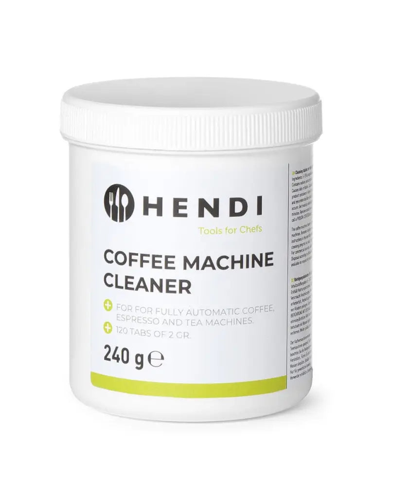 DETERGENTE PER MACCHINE DA CAFFÈ AUTOMATICHE 120 PASTIGLIE - HENDI
