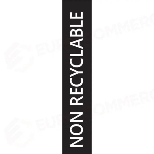 NON-RECYCLABLE SELF-ADHESIVE LABEL (FRENCH) - STIK - 711127