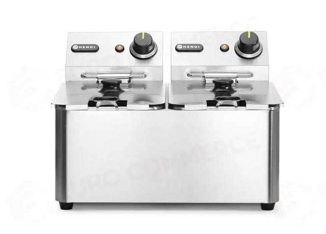 FRIGGITRICE PROFONDA 2X4 L, HENDI, KITCHEN LINE, 8L, 230V/6000W, 470X380X(H)315MM - 205846