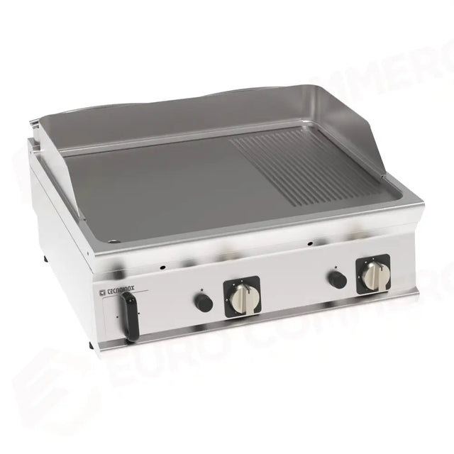 FRYTOP GAS P.1/3 RIGATA 800 RUB. MY23 - 713174 - TECNOINOX