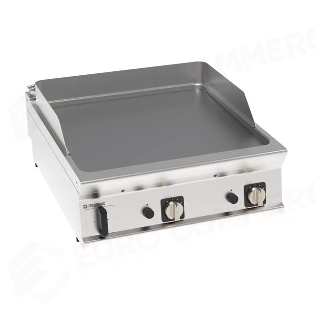 GAS GRIDDLE SMOOTH PIN CR B 800 MY23 - 313255 - TECNOINOX