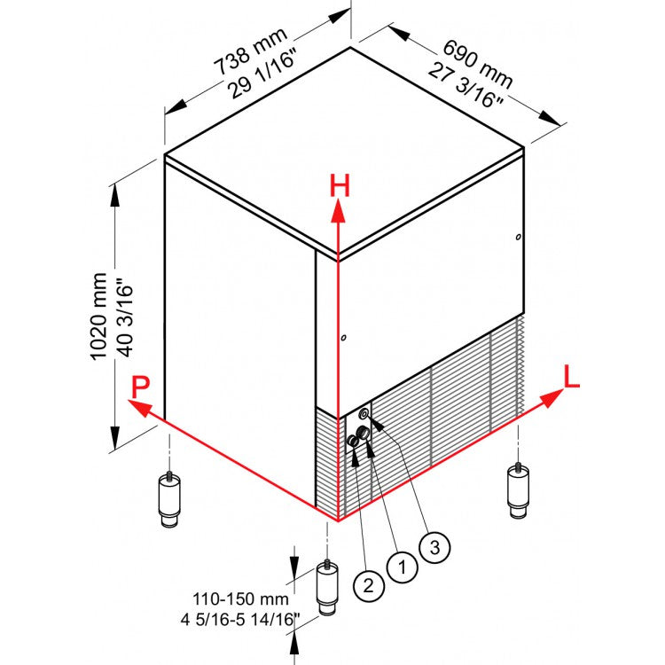 ICE MAKER - GB 1555 HC