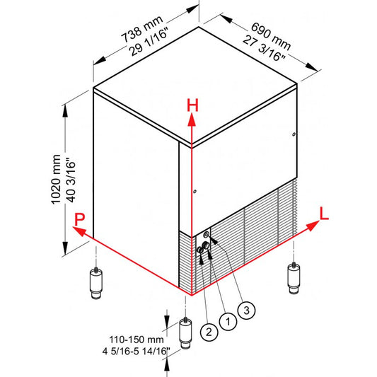 ICE MAKER - GB 1555 HC