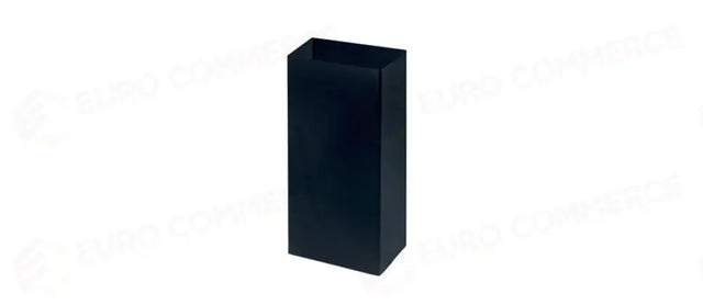 POUBELLE NOIRE AVEC PIED 30X20 H70 LT42 - 137807 - MORINI