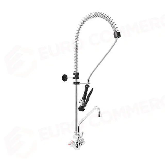 Ensemble de douche monotrou avec bec en forme de « C », Ø18 x 300 mm, poignée ronde et pommeau de douche basique - R0101020136 - MONOLITH