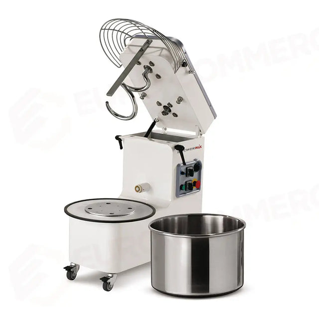 SPIRAL MIXER WITH LIFTING HEAD AND REMOVABLE BOWL 44 KG V.400/50/3 2 SPEEDS - KG - PK44AD - MECNOSUD