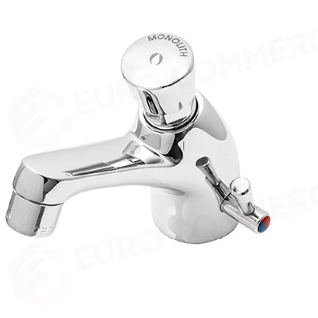 BASIC SERIES SELF-CONTROLLED WASHBASIN MIXER WITH FLEX AND NR VALVE, 10 SEC DISPENSING TIME - ARES002B - MONOLITH