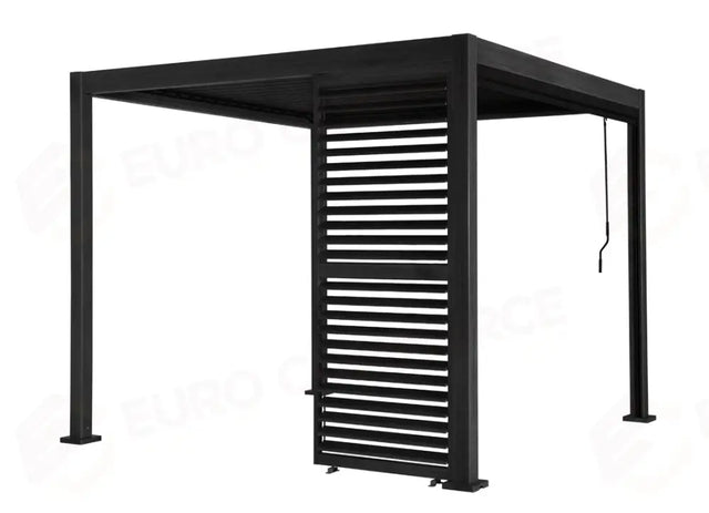 PANNELLO IN ALLUMINIO 93 CM CON LAMELLE ORIENTABILI PER PERGOLA TEXAS - ANTRACITE AP23G - GREENWOOD