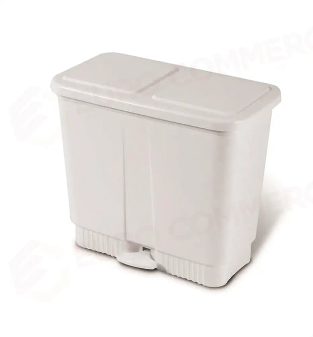 PATTUMIERA A PEDALE 26X45 CM BIANCO ECO 4215 GIGANPLAST - 1190319 - MEDRI