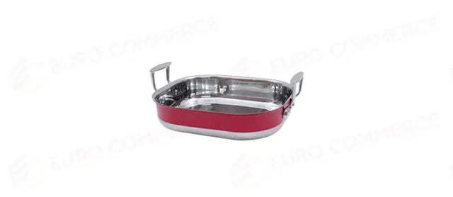 ROSTIERA RETTANGOLARE ROSSA 29X15 H.6,5 - 132043 - MORINI