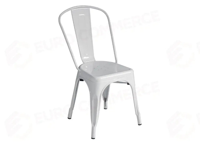 SEDIA IN LAMIERA - AVORIO - IMPILABILE CC36A - GREENWOOD