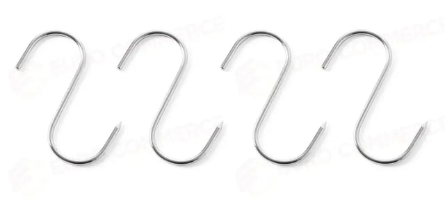 SET 4 PEZZI GANCI PER CARNE - 4 PEZZI, HENDI, 4 PEZZI, 90X4MM - 513538