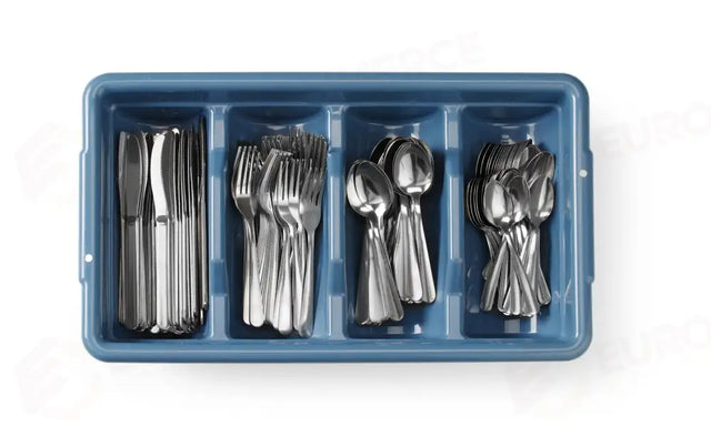 SET DI POSATE CON VASSOIO, HENDI, BLU, 525X300X(H)95MM, RETTANGOLARE - 766194