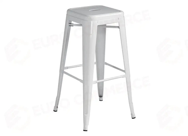 SGABELLO IN LAMIERA - AVORIO - IMPILABILE BS10A - GREENWOOD