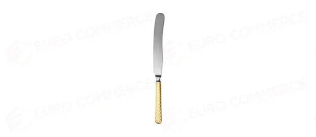 SOBOR PVD ORO SATINATO COLTELLO TAVOLA INOX 18/0 - 200048 - MORINI