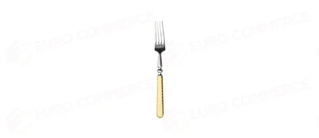 SOBOR PVD ORO SATINATO FORCHETTA TAVOLA INOX 18/0 - 200049 - MORINI