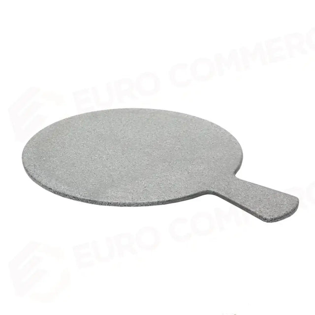 Planche à découper ronde MEDRI YML1100 avec poignée, 37 cm, en pierre mélaminée grise - 13170136 - MEDRI