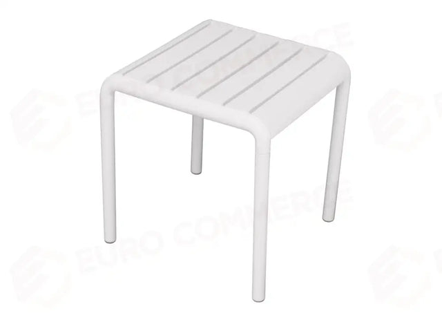 TAVOLINO IN POLIPROPILENE CON FIBRA DI VETRO 45×45 - BIANCO TC80B - GREENWOOD