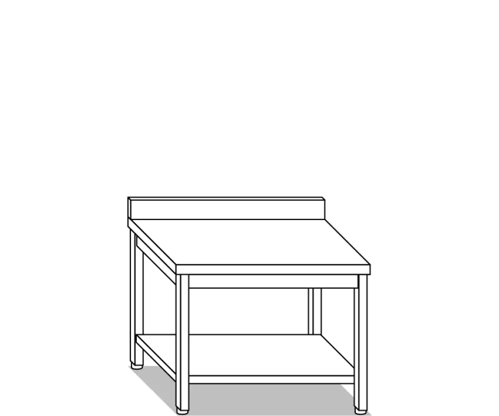 TAVOLO CON ALZATINA E RIPIANO - MITTEL - TAVOLO