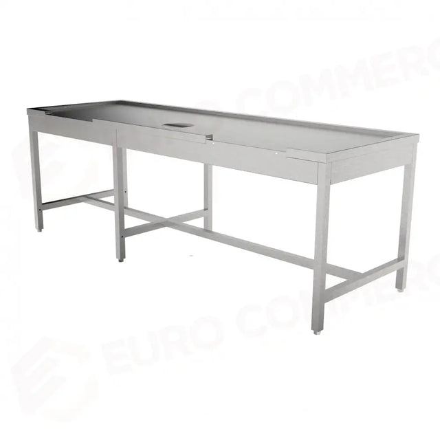 TAVOLO CON SBARAZZO MDDI-2368 DX/SX (2368 X 800 X 850 MM) - 5712212 - SAMMIC