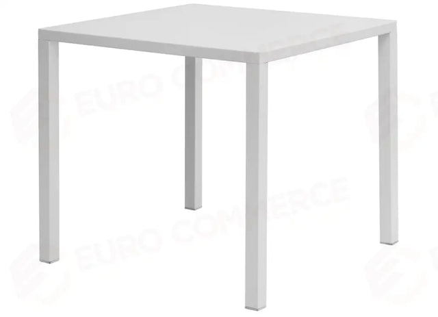 TAVOLO GARDA IN ACCIAIO 70×70 - BIANCO - AUTOLIVELLANTE STF71B - GREENWOOD
