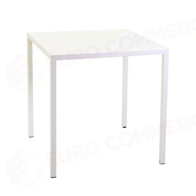 NEW ELMA WHITE SELF-LEVELING METAL TABLE, SQUARE, CM60X60H75 - 6465210000 - VACCHETTI